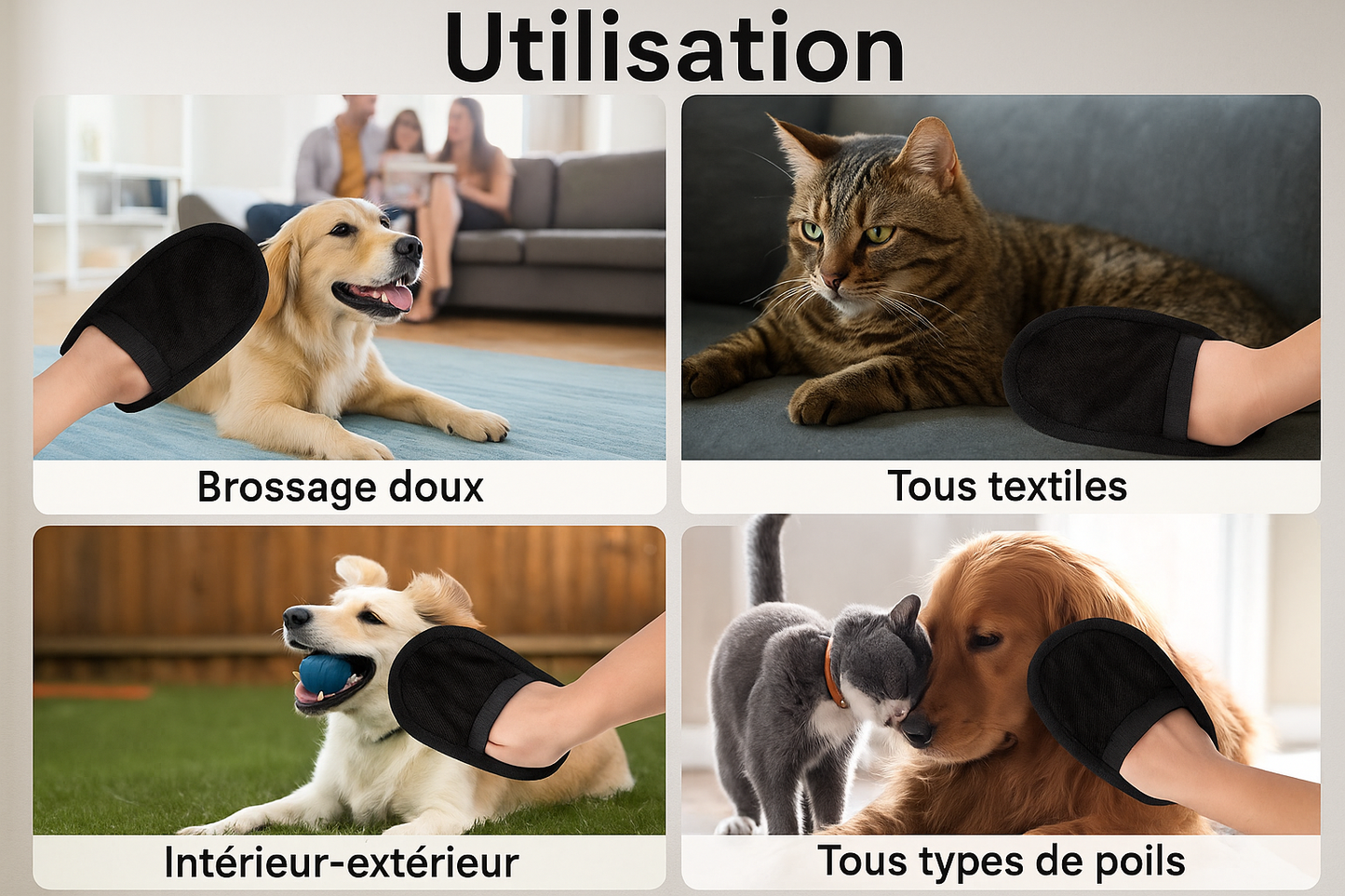 Miraculous - Gant anti poils d'animaux